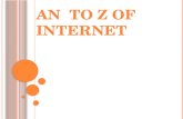 A n to Z of  Internet