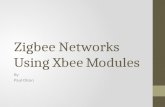 Zigbee  Networks Using  Xbee  Modules