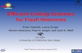 Efficient Coding Schemes for Flash Memories