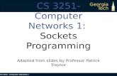 CS 3251- Computer Networks 1: Sockets Programming
