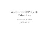Ancestry OCR Project: Extractors
