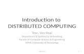 Introduction to  DISTRIBUTED  COMPUTING