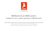 BitTorrent  or  BitCrunch : Evidence of a credit squeeze in  BitTorrent ?