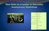 Your Role as a Leader in Narcotics Anonymous Workshop