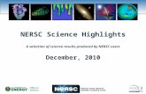 NERSC Science Highlights A selection of science results produced by NERSC users
