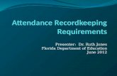 Attendance  Recordkeeping Requirements