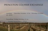 PRINCETON-COLMAR EXCHANGE