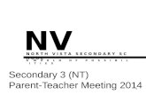 Secondary  3  (NT)  Parent-Teacher Meeting 2014