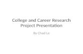 College and Career Research Project Presentation