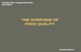 THE OVERVIEW OF  FOOD QUALITY