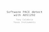 Software PACE detect with ADS1292