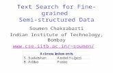 Text Search for Fine-grained  Semi-structured Data