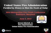 United States Fire Administration Fortified by History to Meet the Needs of Today