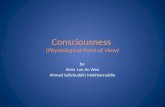 Consciousness  (Physiological Point of View)