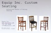 Equip Inc. Custom Seating