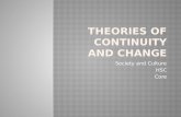Theories of Continuity and Change