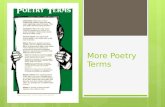 More Poetry Terms