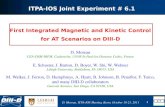 ITPA-IOS Joint  Experiment  # 6.1
