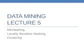 DATA MINING LECTURE 5