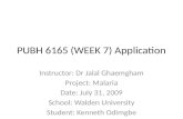 PUBH 6165 (WEEK 7) Application