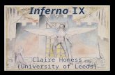 Inferno  IX Claire  Honess (University of Leeds)