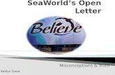 SeaWorld’s Open Letter