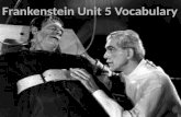 Frankenstein Unit 5 Vocabulary