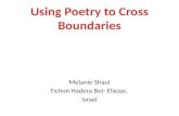 Using Poetry to Cross Boundaries