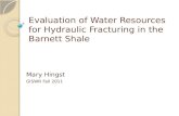 Evaluation of Water Resources for Hydraulic Fracturing in the Barnett Shale