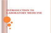 Introduction to laboratory medicine
