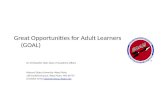 Great Opportunities for Adult Learners     (GOAL)