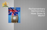 Parliamentary Democracy. How Does It Work?