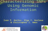 Characterizing SNPs Using Genomic Information