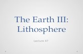 The Earth III: Lithosphere
