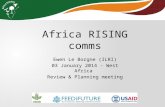 Africa RISING  comms