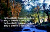 sing unto the lord a new