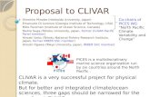 Proposal to CLIVAR