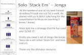 Solo ‘Stack  Em ’ –  Jenga