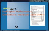 Helicopter Performance, Limitations, and Load Calculations