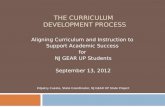 The Curriculum  Development Process