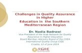 Challenges in Quality Assurance in Higher