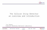 The Silicon Strip Detector an overview and introduction