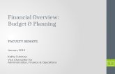 Financial Overview:  Budget & Planning