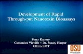 Development of Rapid  Through-put Nanotoxin Bioassays