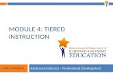 Module 4 : Tiered Instruction