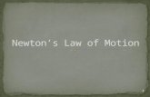 Newton’s Law of Motion