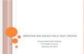 Smarter Balanced Field Test Update