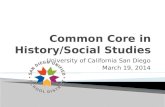 Common  Core  in History/Social Studies