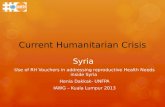 Current Humanitarian Crisis