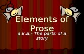 Elements of Prose